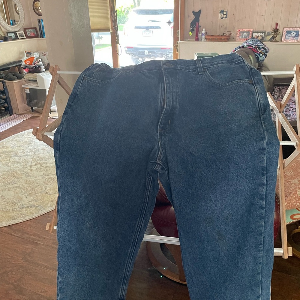 Carhart flannel lined jeans size 40 x 30